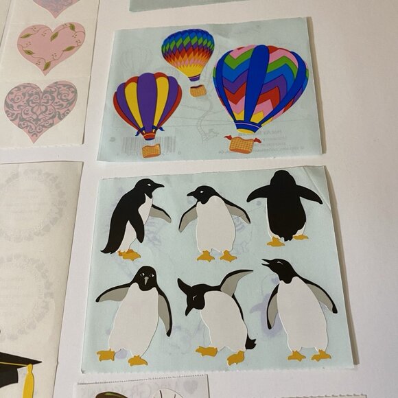 Vintage Mrs. Grossman's Stickers Big Lot Santa Hearts Flowers Pearl Gardening - Picture 8 of 11